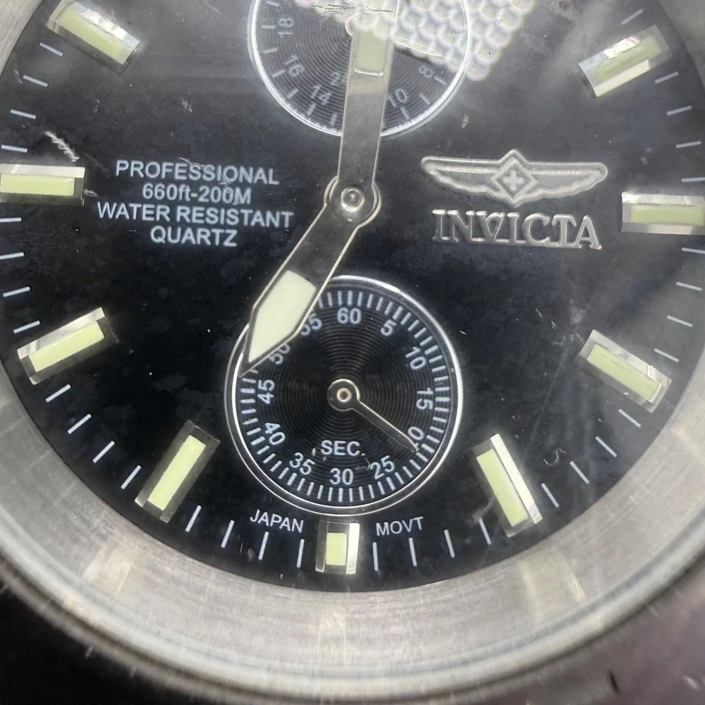 Vintage Invicta Watch Pro Diver‎ No Band READ